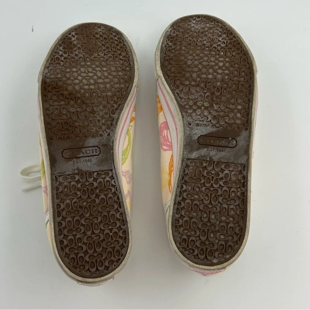 Coach Signature Scribble Print Sneakers